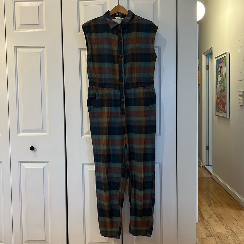 Ace & Jig Renewal Workshop jumper in Nymph, size L - elastic needs replacing!